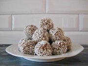 vancouver healthy foods, coconut lemon cashew balls